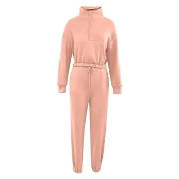 2023 Cozy Women Sweatsuits Fleece 2 Piece Set
