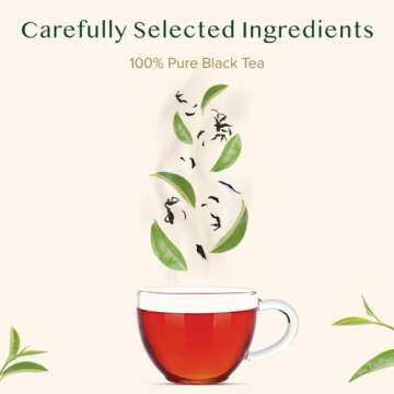 VAHDAM, Assam Black Tea Leaves (340g/12oz) 170+ Servings | High Caffeine, Non GMO, Gluten Free | STRONG, MALTY & RICH | Pure Unblended Single Origin Black Loose Leaf Tea | Vacuum Sealed