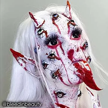 Mehron Makeup Paradise Makeup AQ Pro Size | Stage & Screen, Face & Body Painting, Special FX, Beauty, Cosplay, and Halloween | Water Activated Face Paint & Body Paint 1.4 oz (40 g) (White)