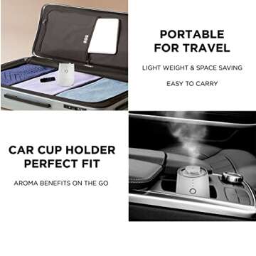 LINTRO Waterless Essential Oil Diffuser for Pure Aromatherapy