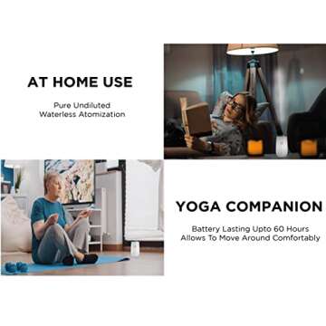 LINTRO Waterless Essential Oil Diffuser for Pure Aromatherapy