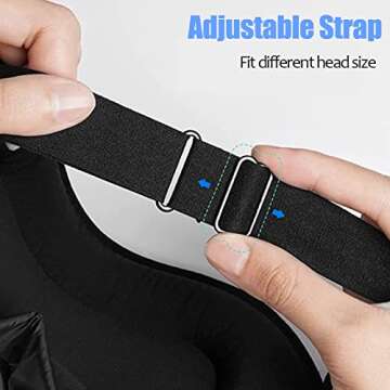 Comfortable Sleep Eye Mask for Travel and Home Use