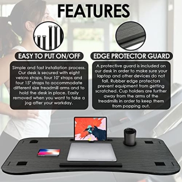 Versatile Treadmill Desk Attachment for Productivity