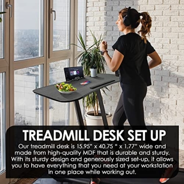 Versatile Treadmill Desk Attachment for Productivity