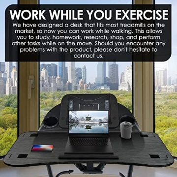 Versatile Treadmill Desk Attachment for Productivity