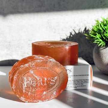 Pears Amber Soap - Gentle Moisturizing Glycerin Bar for All Skin