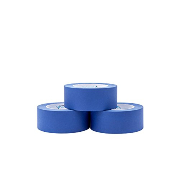 3 Pack 1.88 Inch Blue Painters Tape with Medium Adhesive for No Residue