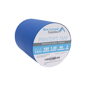 Quality 3 Pack 1.88 Inch Blue Painters Tape for Easy Use