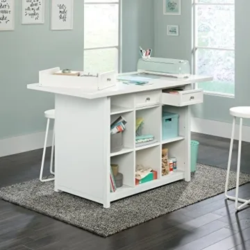 Sauder Craft Pro Series Stylish Craft Table with Storage
