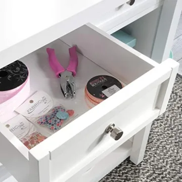 Sauder Craft Pro Series Stylish Craft Table with Storage