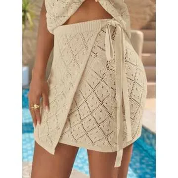 Fisoew Women’s Crochet Swimsuit Cover Ups for Summer Fun