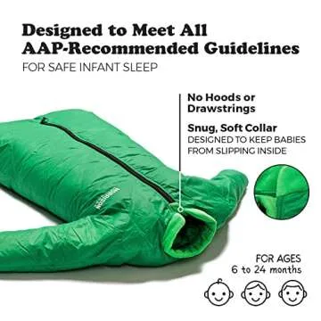 Little Mo 20 Down Baby Sleeping Bag for camping safety