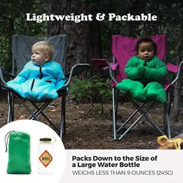 Little Mo 20 Down Baby Sleeping Bag for camping safety