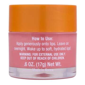 Tree Hut Strawberry Overnight Lip Mask | Leave on Overnight & Wake up to Soft, Hydrated Lips | Eleva...