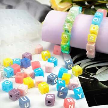 DIYBravo 2 PCS Cube Dice Resin Mold Letter Silicone Epoxy Molds Gem Jewelry Casting with Hole for Gemstone Pendant Earrings Necklace Bracelet Making Craft (Cube Dice Resin Mold)