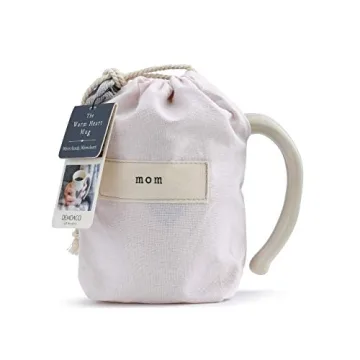 DEMDACO Mom Heart Cream Inspirational 16 ounce Ceramic Stoneware Coffee Mug