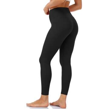 Colorfulkoala Women's Buttery Soft High Waisted Yoga Pants 7/8 Length Leggings (XS, Black)