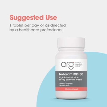 Optimox Iodoral 50 mg Potassium Iodide Tablets for Thyroid Support