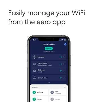 Amazon eero mesh wifi system - Supports internet plans up to 550 Mbps, Coverage up to 4,500 sq. ft., 3-pack