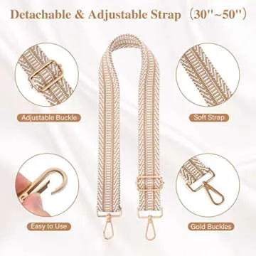 HULISEN Clear Crossbody Bag Stadium Approved, Transparent Handbag for All