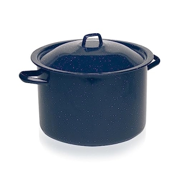 IMUSA 6.0qt Blue Enamel Stock Pot - Durable, Versatile Cooking Essential