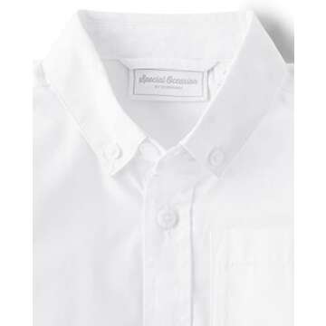 Stylish and Comfortable Gymboree Boys' Long Sleeve Button Up Dress Shirt for Toddlers