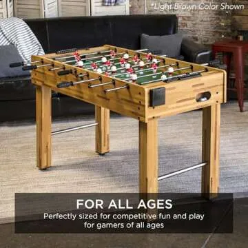 Best Choice Products 48 Inch Foosball Table - Fun for all Ages!