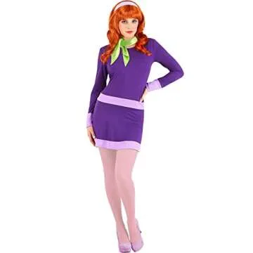 Daphne Costume Green Scarf for Scooby Doo Costumes