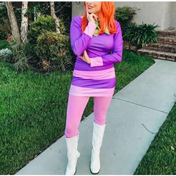 Daphne Costume Green Scarf for Scooby Doo Costumes