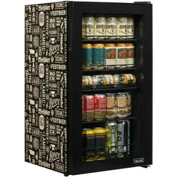 Limited Edition Beverage Refrigerator with Glass Door