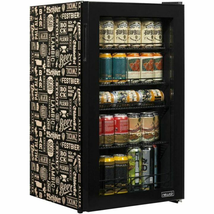 Limited Edition Beverage Refrigerator with Glass Door