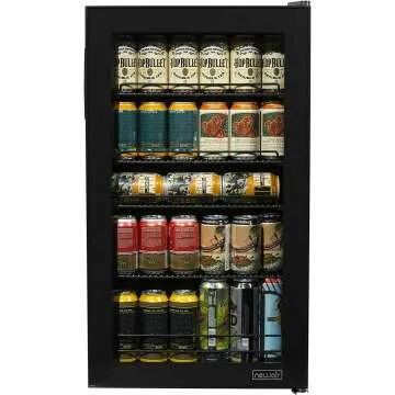 Limited Edition Beverage Refrigerator with Glass Door