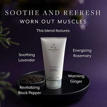Aromatherapy Associates De-Stress Muscle Gel with Essential Oils for Relief