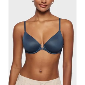 INLYRIC Women's Comfortable Mesh Front Closure Bra