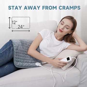 ZUODUN Electric Heating Pad for Pain Relief and Comfort