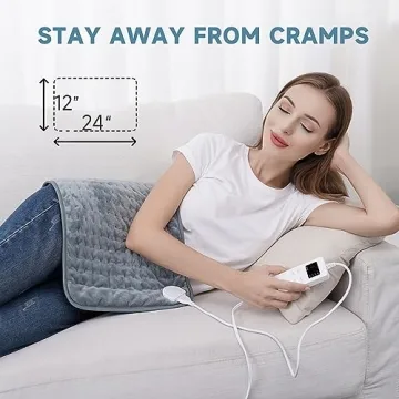 ZUODUN Electric Heating Pad for Pain Relief and Comfort