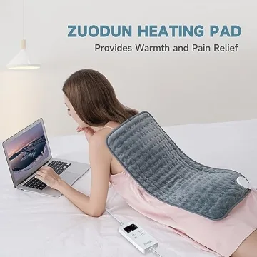 ZUODUN Electric Heating Pad for Pain Relief and Comfort