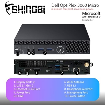 Dell OptiPlex 3060 Micro PC | Ultimate Performance & Storage