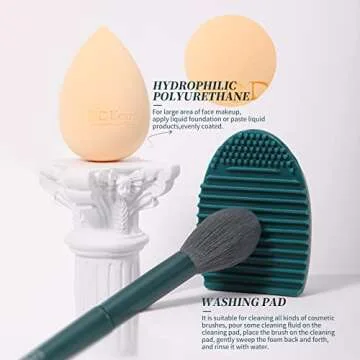 DUcare 17-Piece Makeup Brush Set - Luxury Gift Box Included