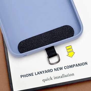 VICHUNHO Marble Beaded Phone Wrist Strap - Hands-Free Lanyard