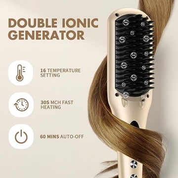MiroPure Ionic Straightening Brush for Fast Styling