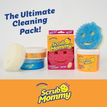 Scrub Daddy Sponges Bundle with PowerPaste and Cleaners