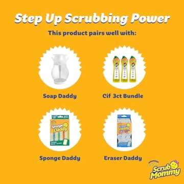 Scrub Daddy Sponges Bundle with PowerPaste and Cleaners