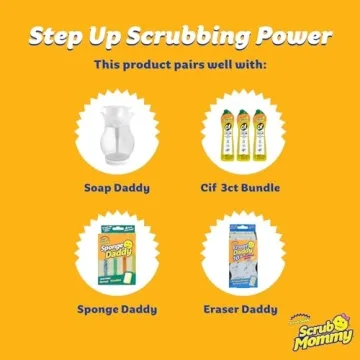Scrub Daddy Sponges Bundle with PowerPaste and Cleaners