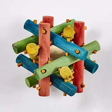 Kaytee Knot Nibbler Chew Toy for Pet Guinea Pigs, Dwarf Rabbits and Other Small Animals, Medium