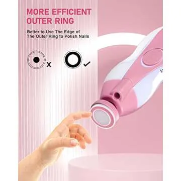 NECOTT Baby Nail Clippers Automatic Safe-Stop for All Ages