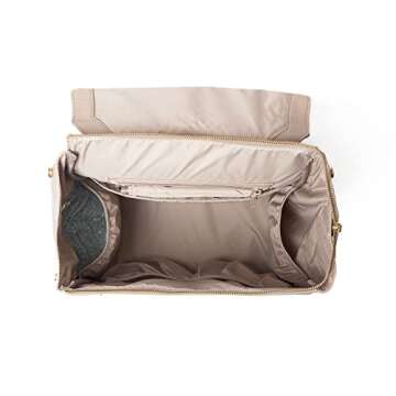 Freshly Picked Classic Diaper Bag Backpack, Wipeable Vegan Leather Diaper Bag With Changing Pad, Convertible (Fig)