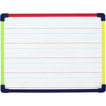 Magnetic Dry Erase Board 2-Sided 9x12" with Colored Frame