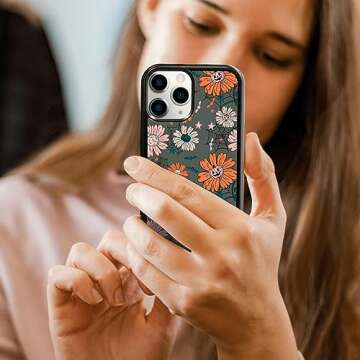 MMYAJT Vintage Pumpkins Head Flower Hear Phone Case Fit for iPhone IPhone 11 Pro Max, TPU Shockproof Protective iphone Case Spooky Halloween Spider Web Phone Cover Gift for Boy Girl Men Women