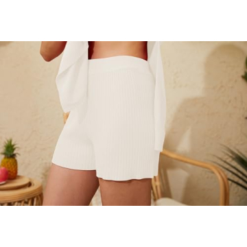 Stylish MSBESYOR Women Summer Knit Sweater Set